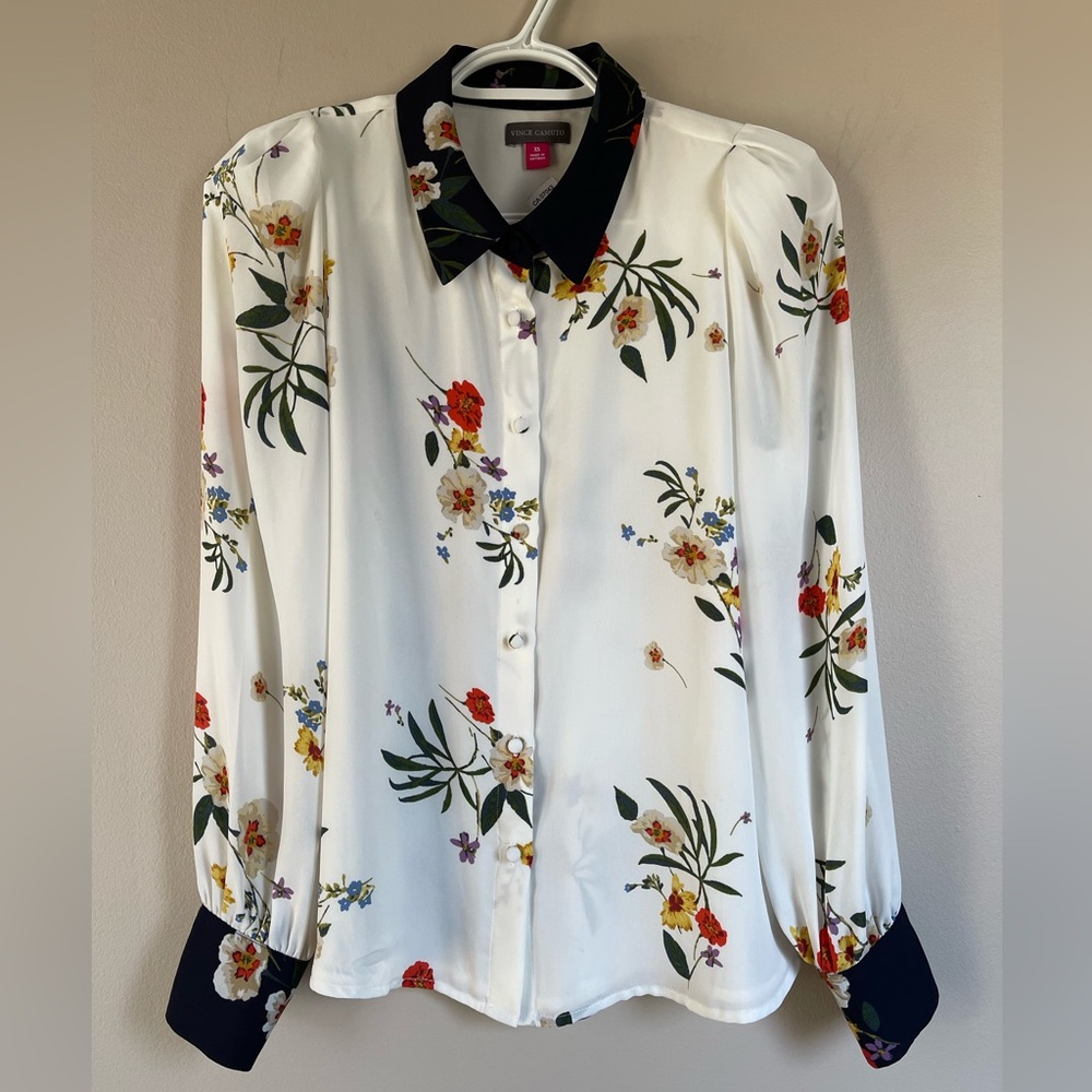 Vince Camuto Button Down Blouse